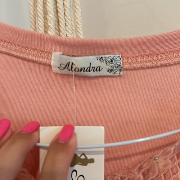 Never worn pink shirt with sparkles - Picture 3 of 6